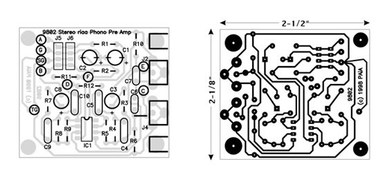 Parts are placed on the circuit board in the locations indicated. Use connections shown in phantom view as a guide for proto board wiring