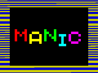 flashing attributes used in the Manic Miner load screen