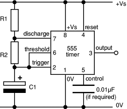 555 astable circuit