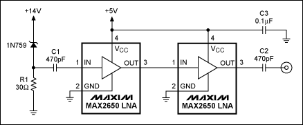 Figure 1. White-noise generator circuit.