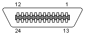 24 PIN CENTRONICS FEMALE